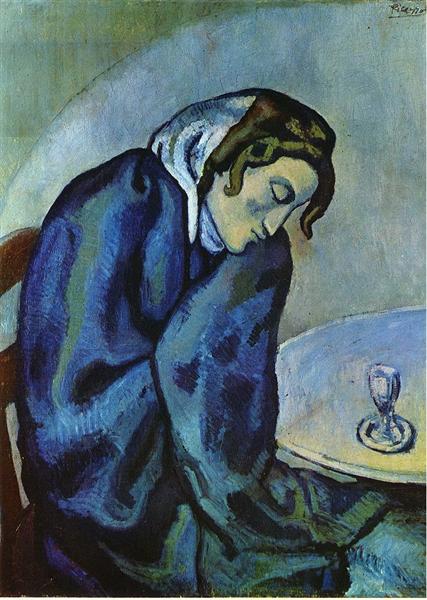 Pablo Picasso Drunk Woman Is Tired Femme Ivre Se Fatigue